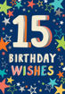 Picture of 15 BIRTHDAY WISHES CARD